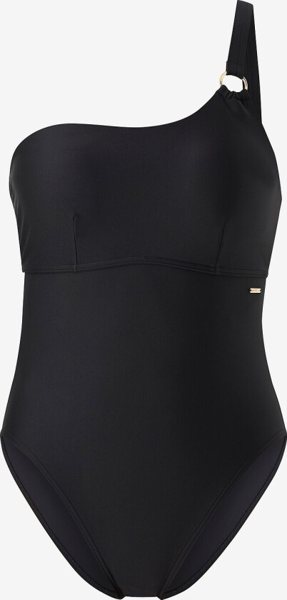Badedrakt Womens Shaping Asymmetric 1 Piece - Svart