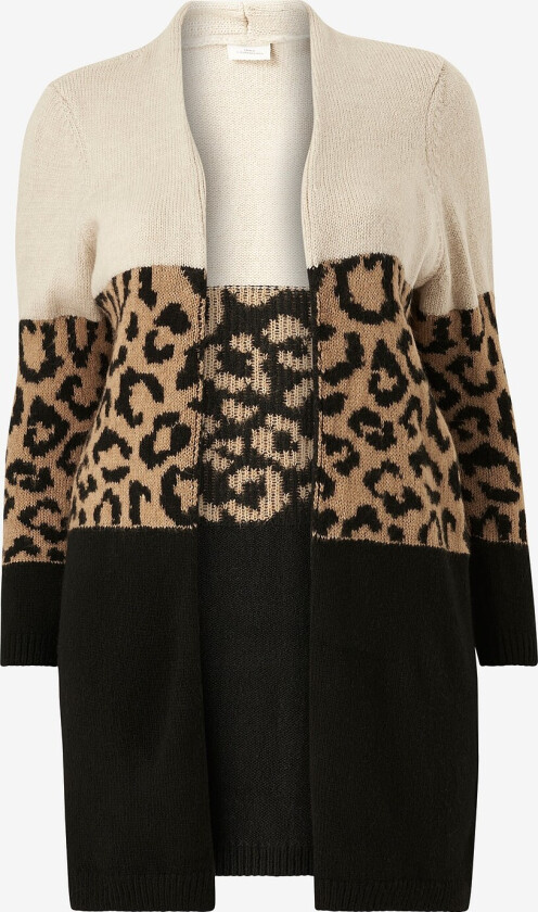 Kardigan carJade Animal LS Knt - Beige