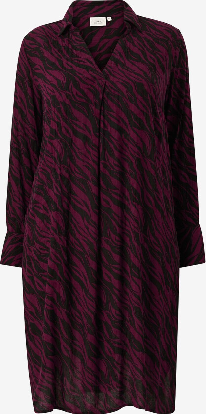 Kjole carAshild Life LS V-neck Blk Dress - Lilla