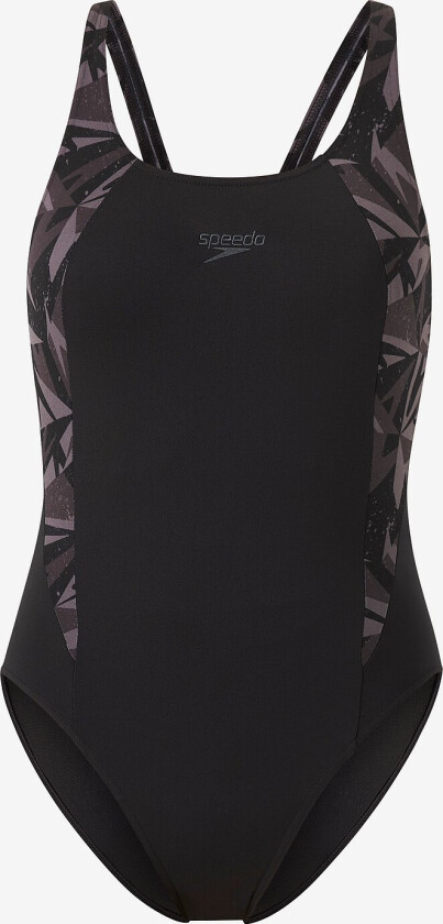 Badedrakt Womens Hyper Boom Splice Muscleback - Svart