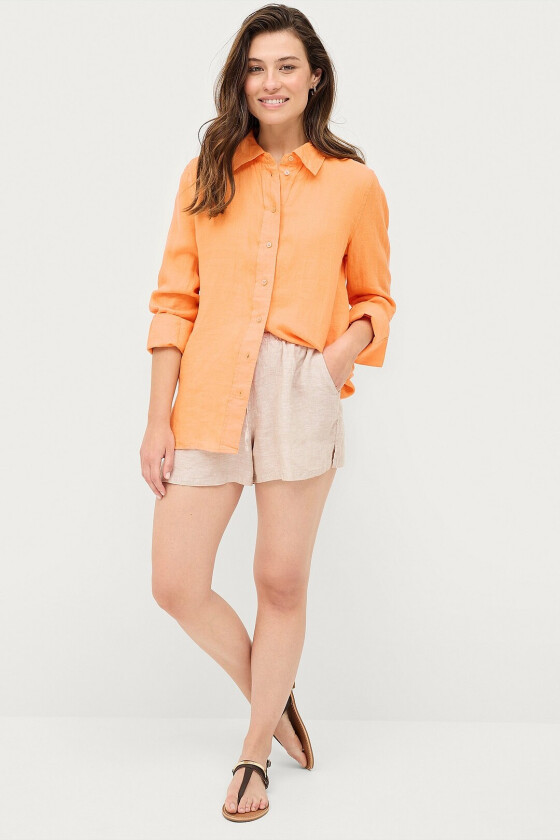 Shorts Disa Linen Shorts - Natur