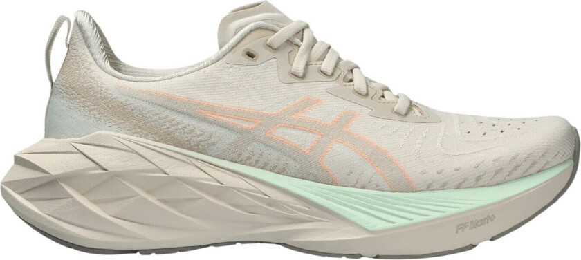 Asics Novablast 4, løpesko, dame Oatmeal/moonrock