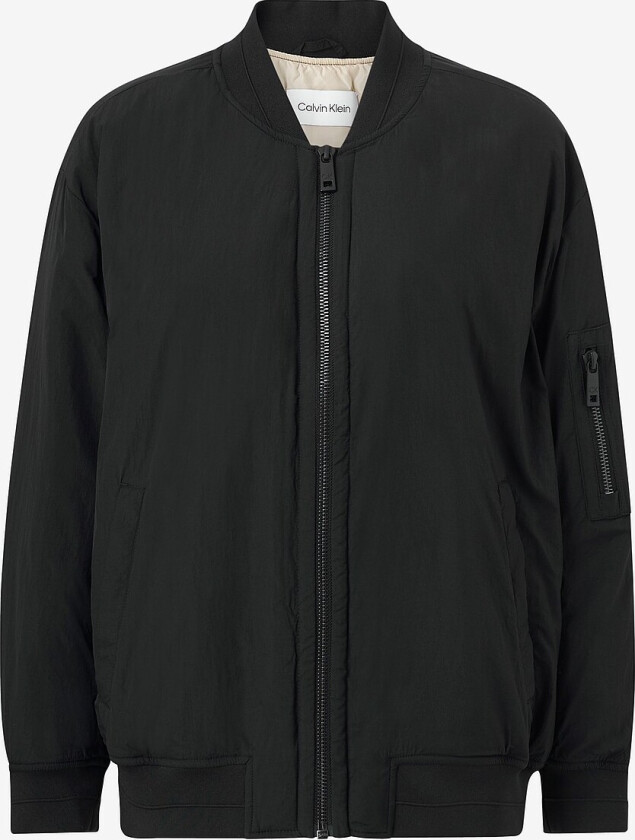 Bomberjakke Light Padded Bomber Jacket - Svart