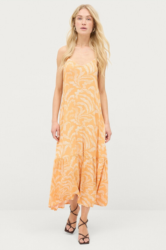 Maxikjole slZaya Strap Dress - Orange