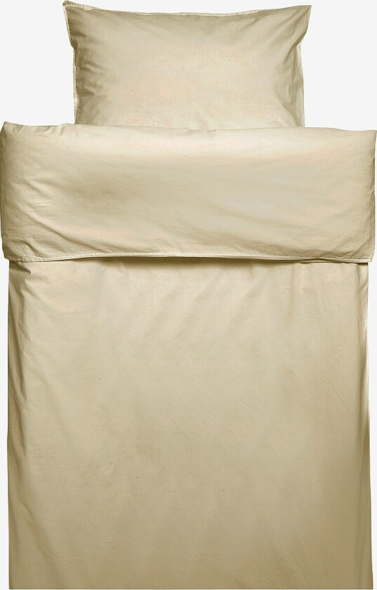 Dynetrekk Hope Plain i økologisk vasket bomullspercale - Beige