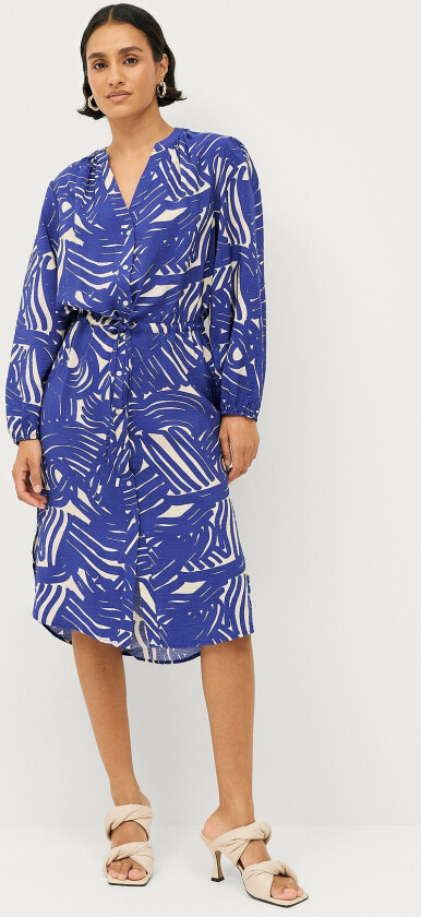 Kjole slDarcy Helia Dress LS - Blå