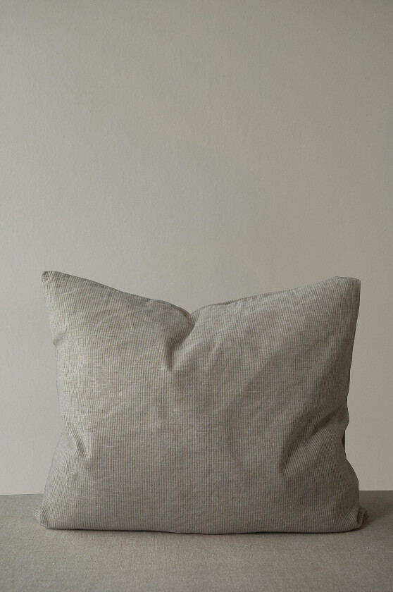 Putetrekk Stripe No 1 hamp/bomull - Natur