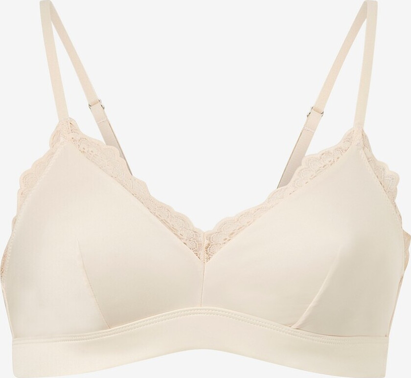Myk BH Satin Lace Triangle Bralette - Natur