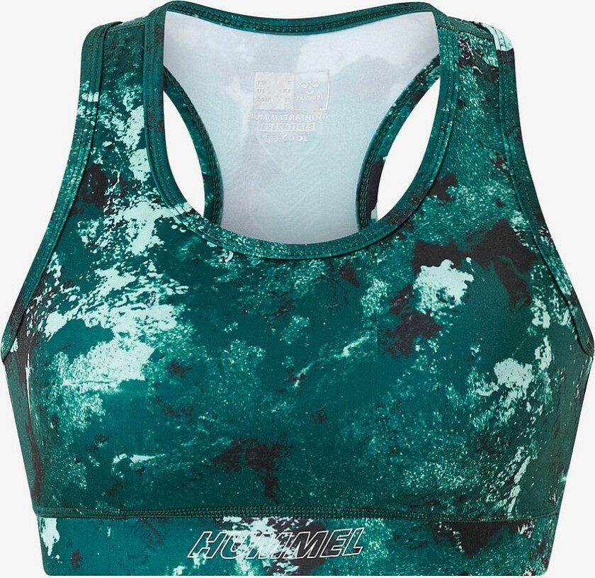 Sports-BH hmlTE DIGI SANDSTORM AOP SPORTS BRA - Grønn