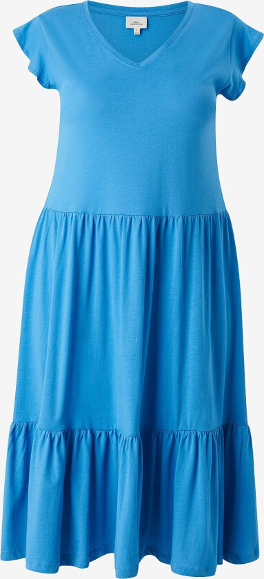 Kjole carMay Cap Sleeves Frill Dress - Blå