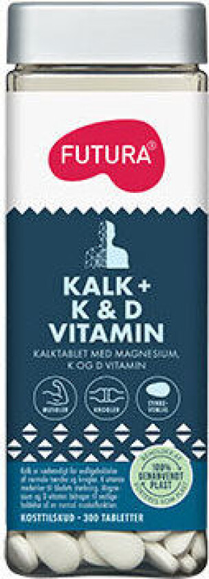 Kalk + K & D Vitamin   300 stk.