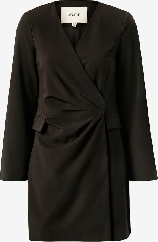 Omslagskjole vmGaia LS Blazer Dress - Svart