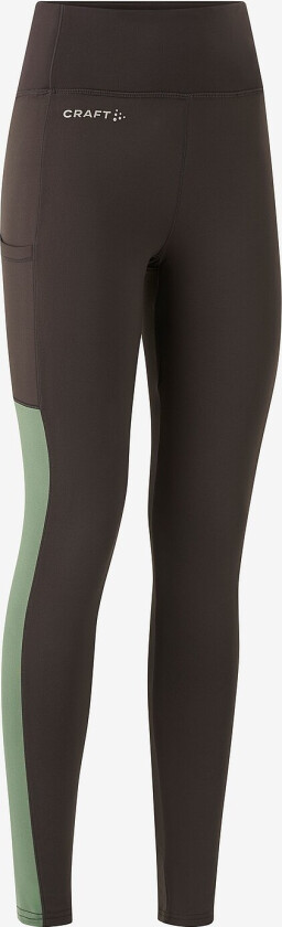 Treningstights ADV Essence High Waist Warm Tights W - Grønn