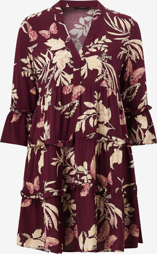 Kjole vmEasy Joy 3/4 Short Dress Wvn - Lilla