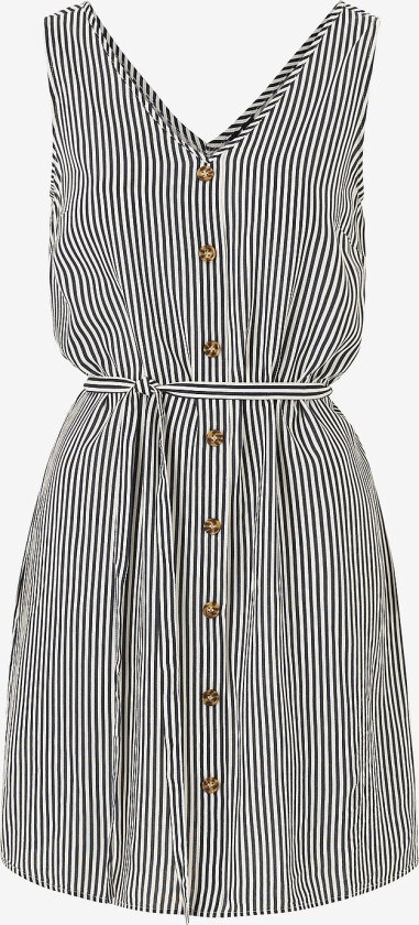 Kjole vmBumpy SL Short Dress Wvn - Blå