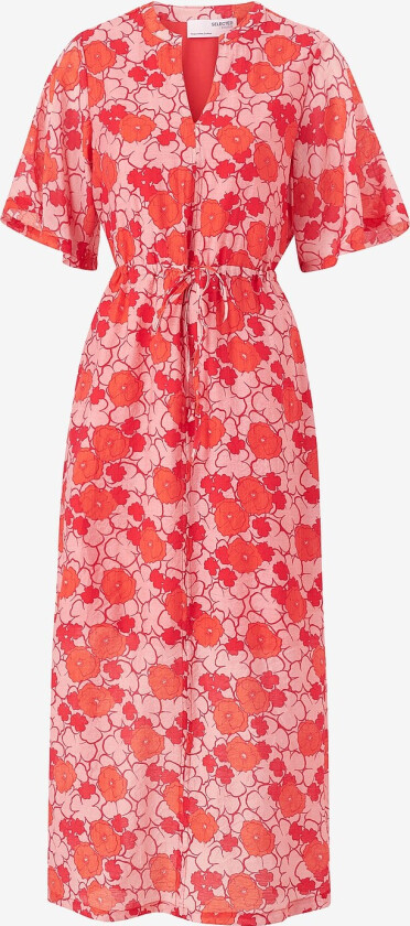 Maxikjole slfElizabeth 2/4 Ankle Dress - Rød