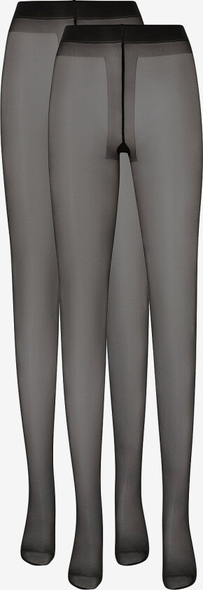 Strømpebukse Elin Premium Tights 20 den, 2-pk - Svart