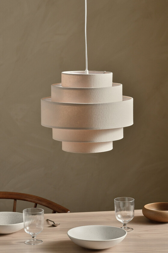 Taklampe Miguel - Beige