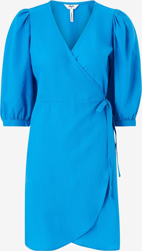Omslagskjole objChristina 3/4 Dress 126 - Blå