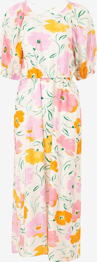 Maxikjole objHasini S/S Long Dress 126 - Hvit