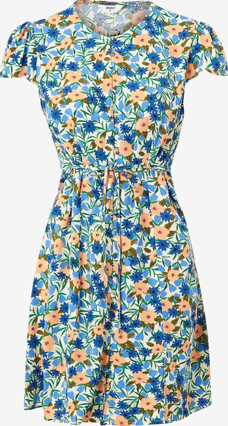 Kjole objHiromi S/S Short Dress - Blå
