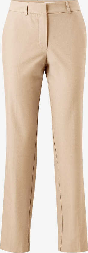 Bukse slfEliana MW Straight Pant - Beige