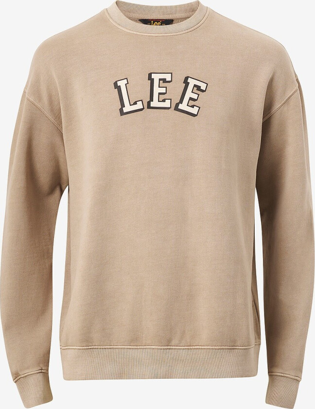 Collegegenser Applique Crew - Brun