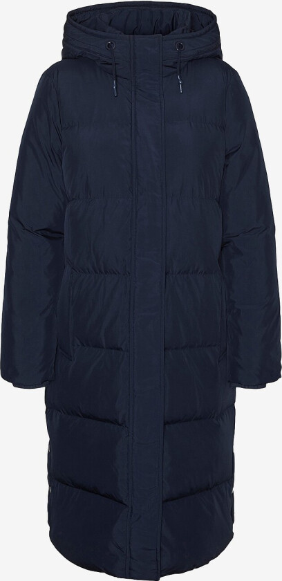 Dunfrakk vmEricaholly Long Down Jacket - Blå