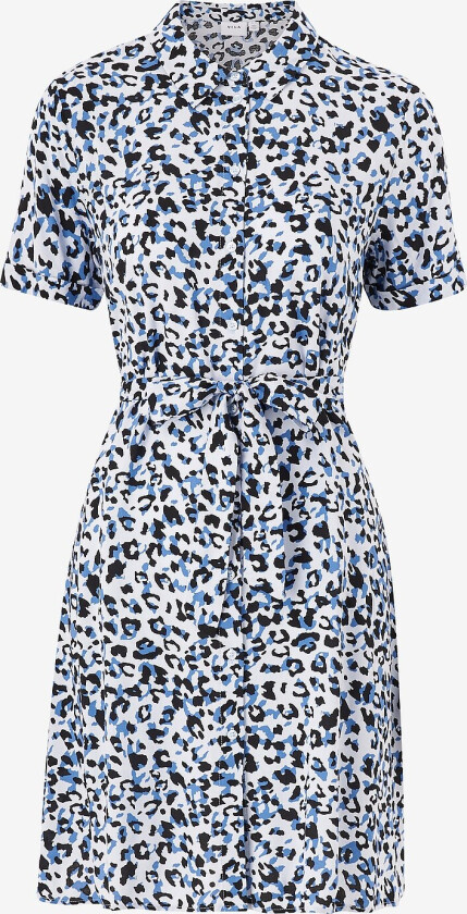 Skjortekjole viPaya S/S Shirt Dress - Blå
