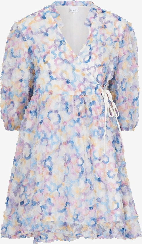 Omslagskjole Nena Wrap Dress - Flerfarget