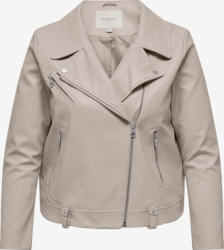 Biker jakke carVera Faux Leather Biker - Brun