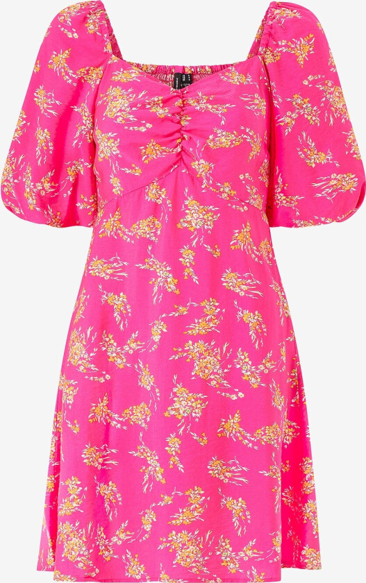 Kjole vmHia Anea 2/4 Short Dress Wvn - Rosa