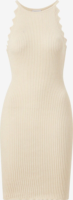 Kjole vmFernanda SL Halterneck Knit Dress - Beige