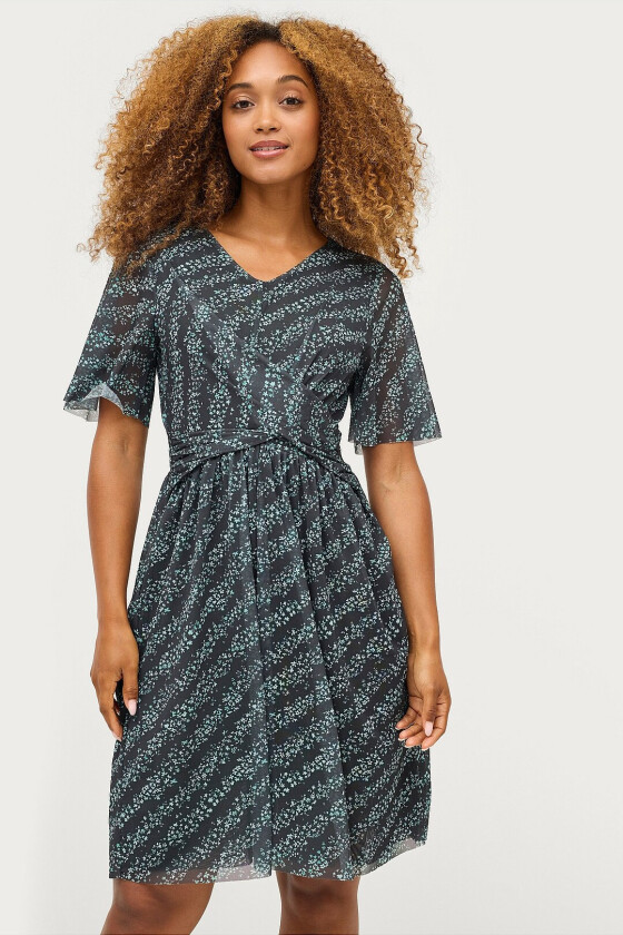 Kjole slDemara Dress SS - Svart