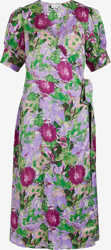 Omslagskjole viNaria S/S Wrap Midi Dress - Lilla