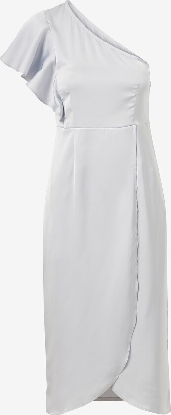 Kjole viNevea Oneshoulder Midcalf Dress - Hvit
