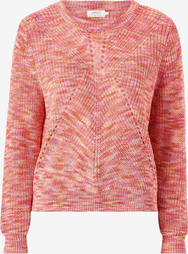 Genser onlNina LS O-neck CC Knt - Rosa