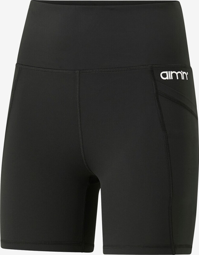 Sykkelshortser Double Pocket Midi Biker Shorts - Svart