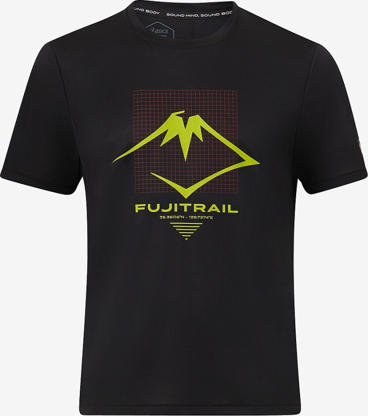 Løpeskjorte Fujitrail Logo SS Top - Svart