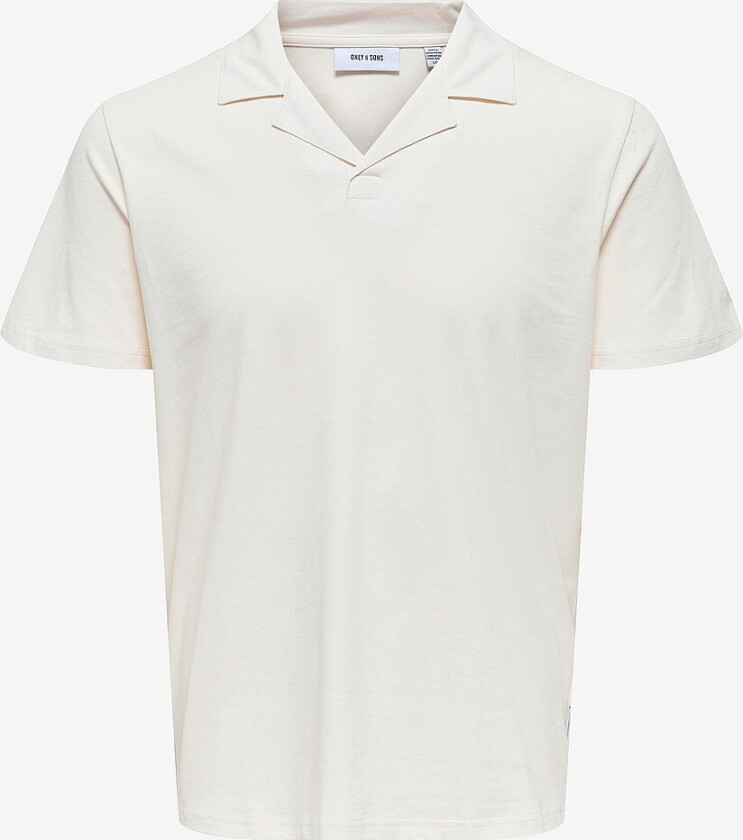 Pologenser onsAbraham Reg SS Resort Polo - Hvit