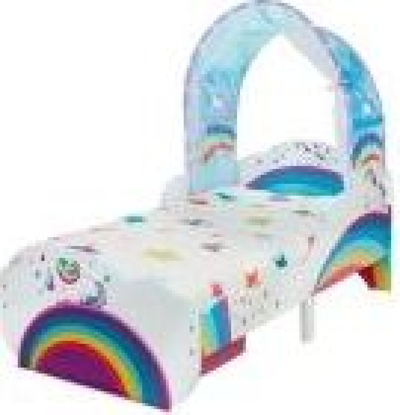 Enhjørne Og Regnbueørret U. Madrass Enhjørning Og Regnbue Børneseng 669587