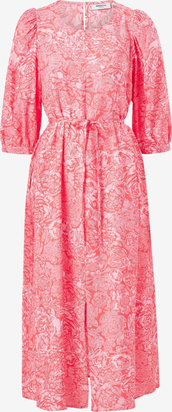 Kjole mschDivina Ladonna 3/4 Dress AOP - Rosa