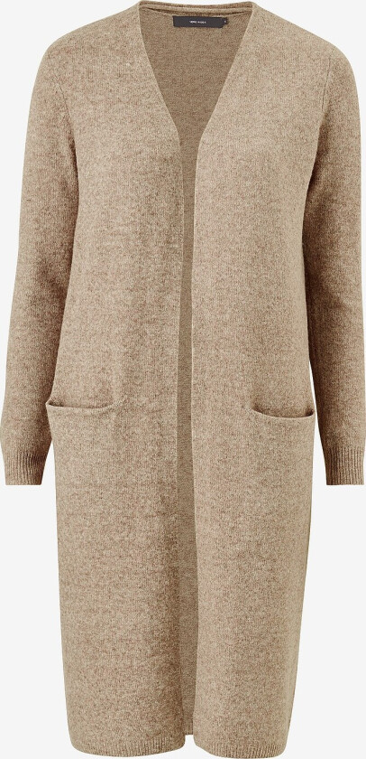 Cardigan vmDoffy LS Long Open - Brun