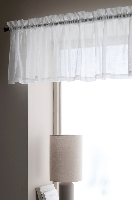 Gardinkappe Lara - Hvit