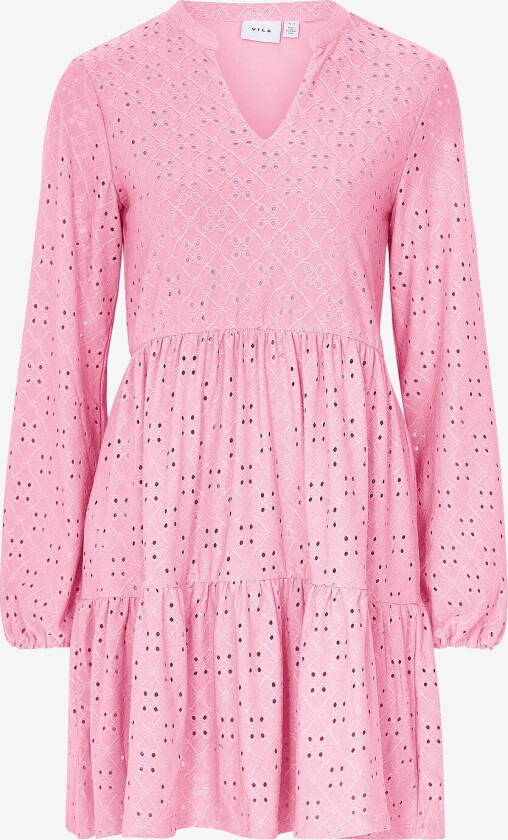 Kjole viKawa L/S Dress/SU - Rosa