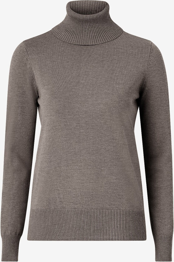 Polohals J2046, Roll Neck Sweater - Brun