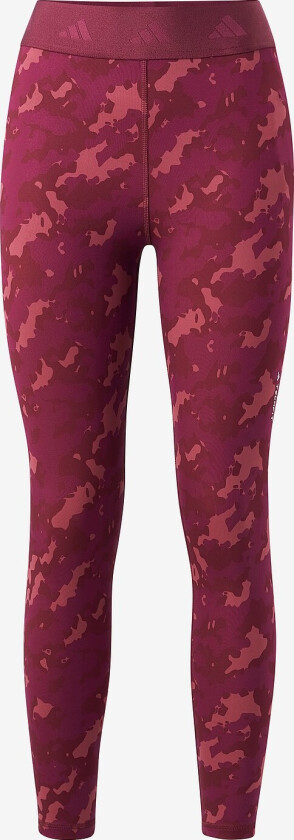 Treningstights Techfit Camo 7/8 - Rød