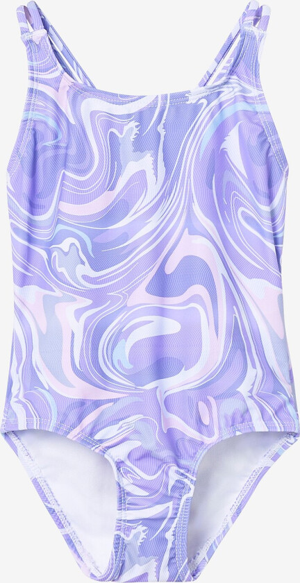 Badedrakt kmgCaroline Tie Dye UV50 Str Swimsuit - Lilla