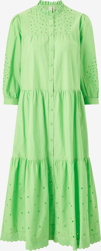 Kjole yasVioletta 3/4 Long Dress S - Grønn