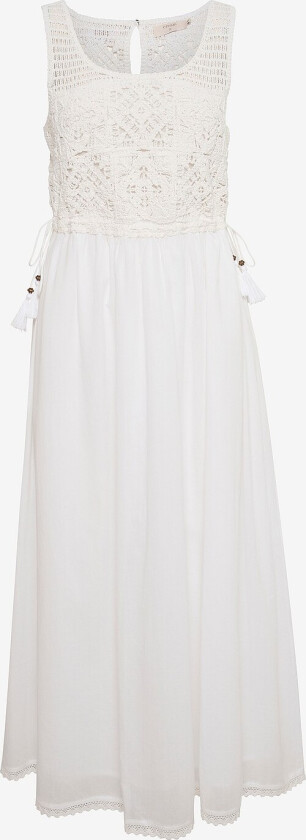 Maxikjole crLola Crochet Dress Zally Fit - Hvit